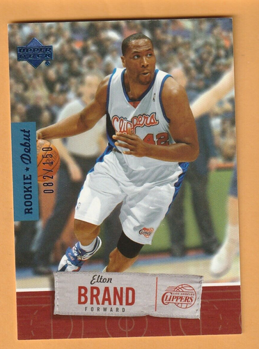 Elton Brand Los Angeles Clippers 2005-06 Upper Deck Rookie Debut /150 Duke 6L - 第 1/2 張圖片