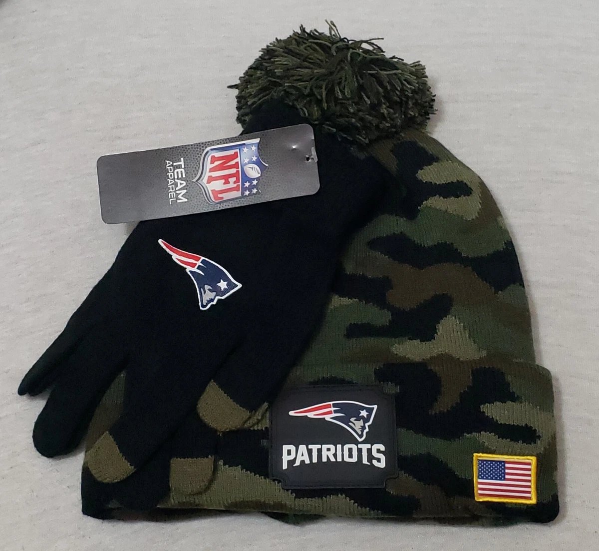 Patriots salute cheap to service beanie