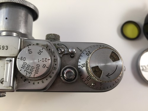 Leica Leitz III converted to IIIf Camera f=5cm 1:3.5, Valoo Hood, filters,251593 - Picture 12 of 22