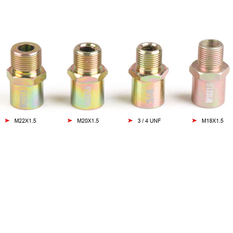 M20x1.5 1/8 NPT Oil Filter Temp Pressure Cooler Gauge Sandwich Plate Adapter Kit - Image 4 of 4