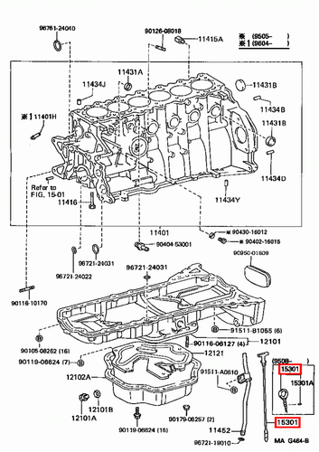 Genuine Cresta JZX93 JZX91 JZX90 1JZ GE 2JZ 1JZ Oil Level Indicator Dip Stick - Picture 6 of 19