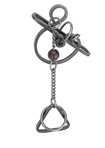 Fridolin 17158 Gioco Di Logica E Pazienza In Bambù - IQ Test - Piccolo E Portatile - 2