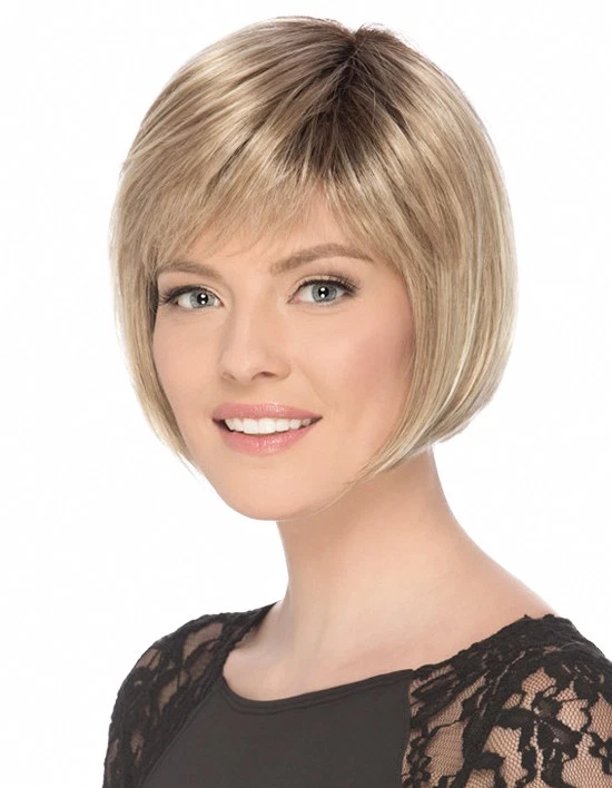 Peluca SANDRA de ESTETICA, *¡TODOS LOS COLORES!* Top Mono, Genuino, Corto y Bonito Bob, Nuevo Foto 2 de 4