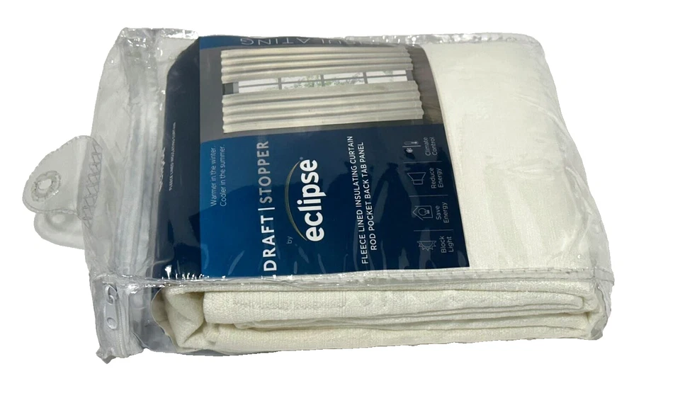 Eclipse Room Darkening Curtains Summit Solid 40" x 63" Thermal Single Panel - Image 3 of 4