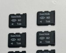 Lot of 4 - 1GB SanDisk M2 Memory Cards for Sony