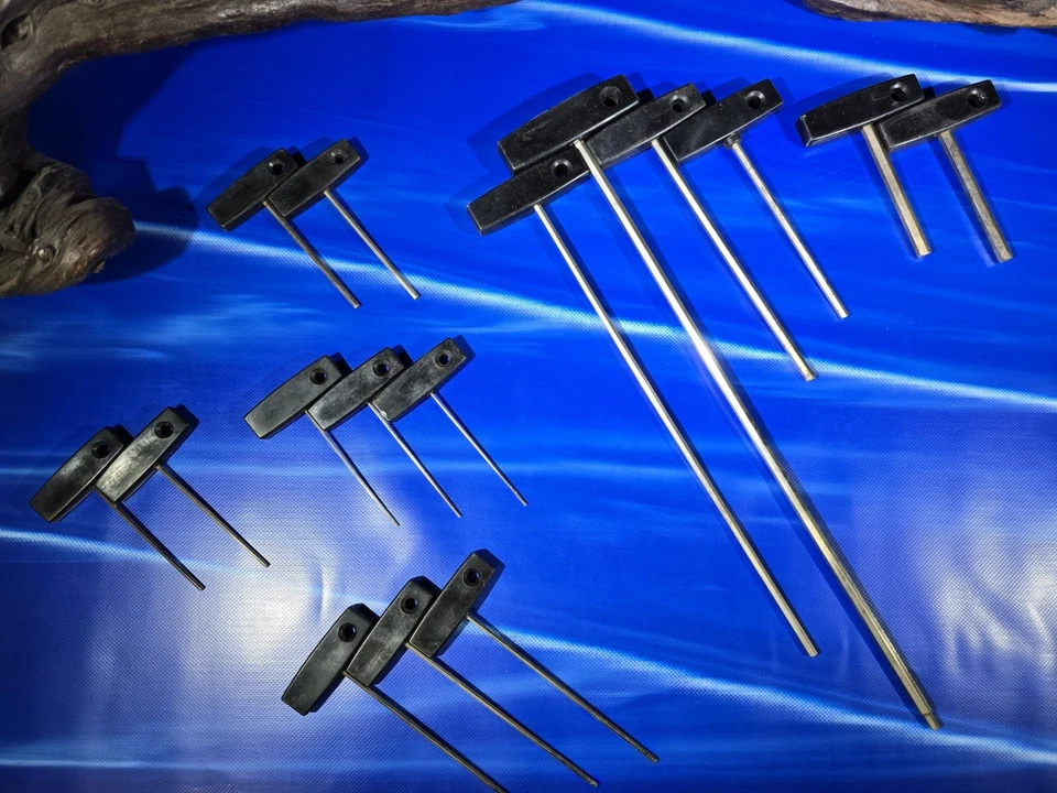 Wiha Quality Vanadium-SP Metric T-Handle Hex Key Set Made in Germany Set of 16 - Image 2 of 4