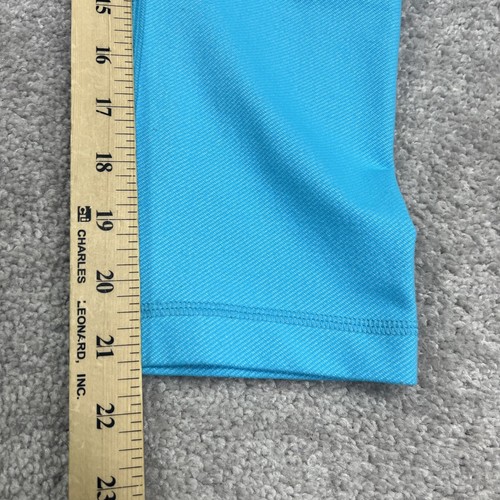 Lululemon Leggings Women’s 6 Light Blue Stretch Yoga Gym Crop 21.5” No Size Tag - Picture 13 of 14