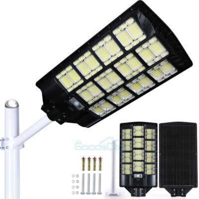 8700W Commercial Solar Street Lights IP66 Outdoor Dusk to Dawn Super Bright Lamp