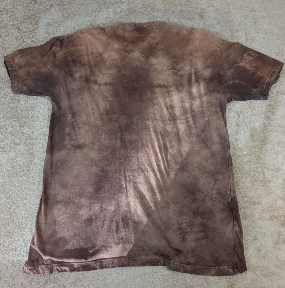 Camiseta Ring Of Fire Para Hombre XXL Marrón Lavada Hecha en EE. UU. Estilo Aflicción Usada en Excelente Condición Foto 2 de 4