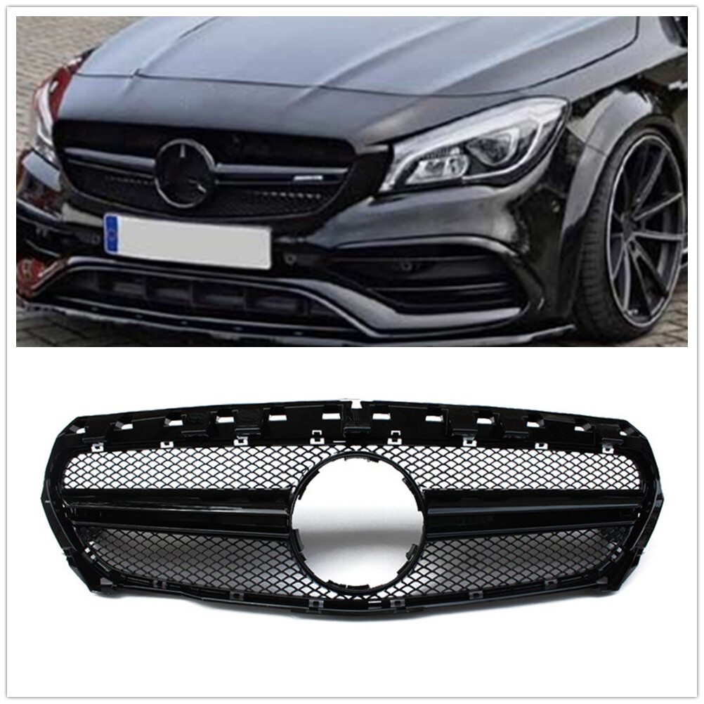 Front Upper Grille Honeycomb For Mercedes-Benz W117 CLA250 CLA45
