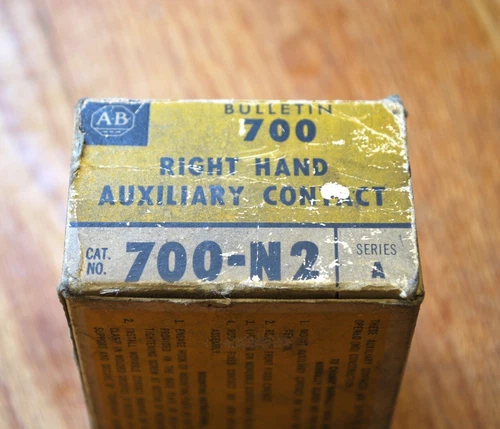 Allen Bradley Series A, 700-N2/A Right Hand Auxiliary Contact - NEW