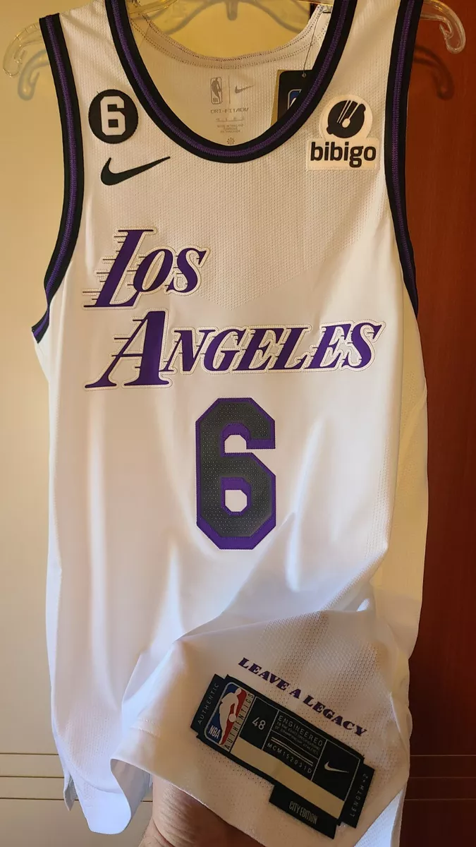 LeBron James 2022 Los Angeles Lakers Game Worn Jersey