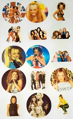 Spice Girls x15 Edible precut cupcake topper