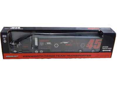 Greenlight HyVee INDYCAR 45 Black KENWORTH T2000 TEAM TRANSPORTER HAULER 1:64