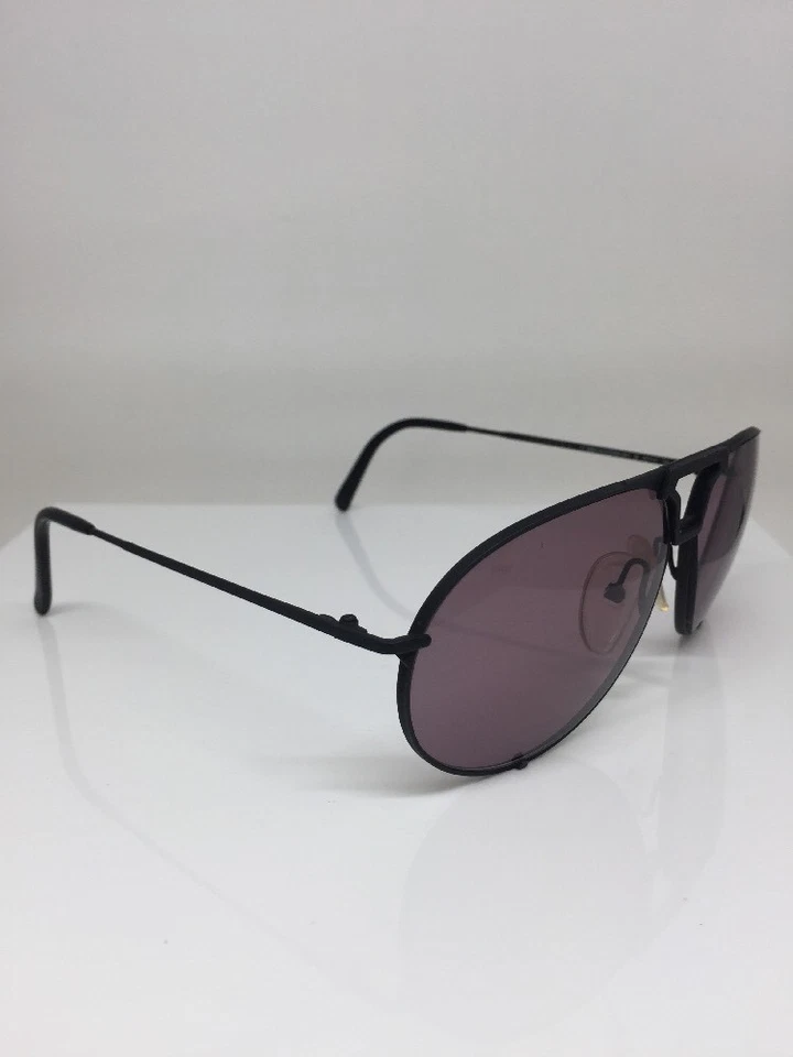 Nuevas gafas de sol vintage Porsche Design Aviator de Carrera M. 5651 C. negras mate Foto 4 de 4