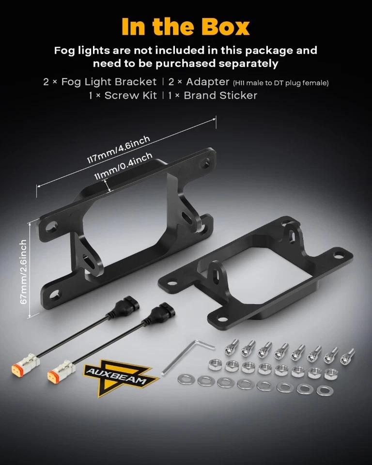 2x Luces antiniebla LED AUXBEAM 3" DRL y señal de giro ámbar para Nissan Sentra 2007-2012 Foto 3 de 4