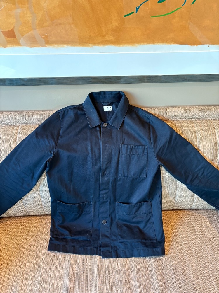 Asket Overshirt - Dark Navy, Medium Regular Fit