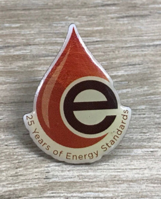 energistics Logo 25 Years of Energy Standards Lapel Hat Jacket Vest Shirt Pin