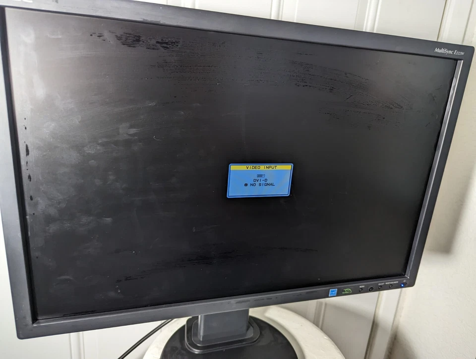 NEC MultiSync E222W Eco-Friendly LCD Widescreen 22" Computer Monitor LightlyUsed - Image 2 of 4