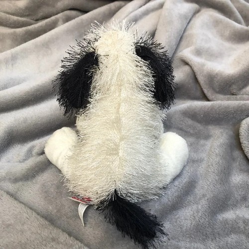 Ganz Webkinz Cheeky Dog HM192 Black & White Plush Stuffed Animal - Picture 3 of 6