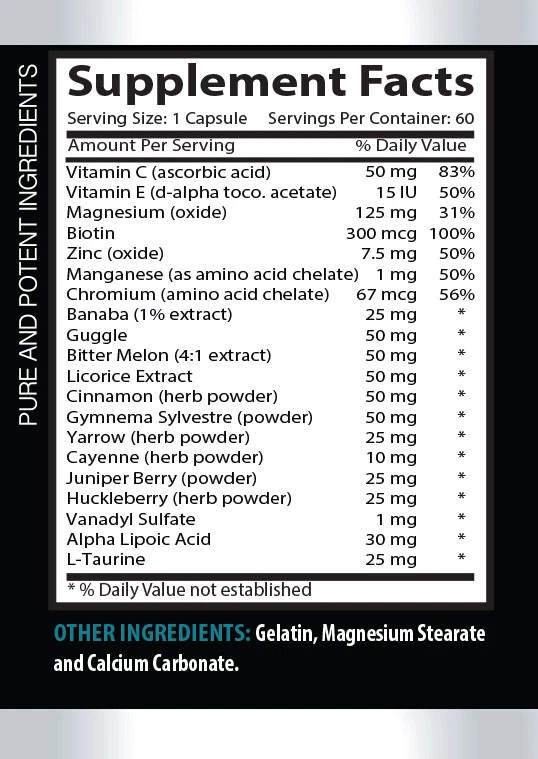 Таблетки для похудения для мужчин ПОДДЕРЖКА САХАРА В КРОВИ - противовоспалительные продукты 3 БУТЫЛКИ - Изображение 2 из 4