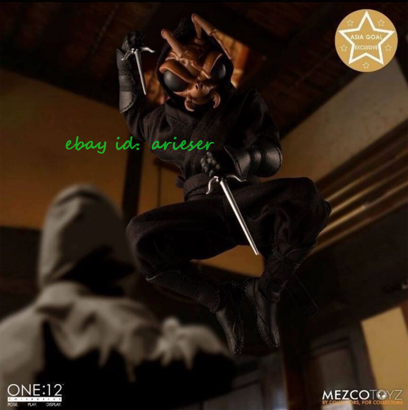 Mezco Toyz 1/12 Gomez Shadow Assassin Edition Black Ninja Mezco Toyz 1/12 Gomez Shadow Assassin Edition Black Ninja