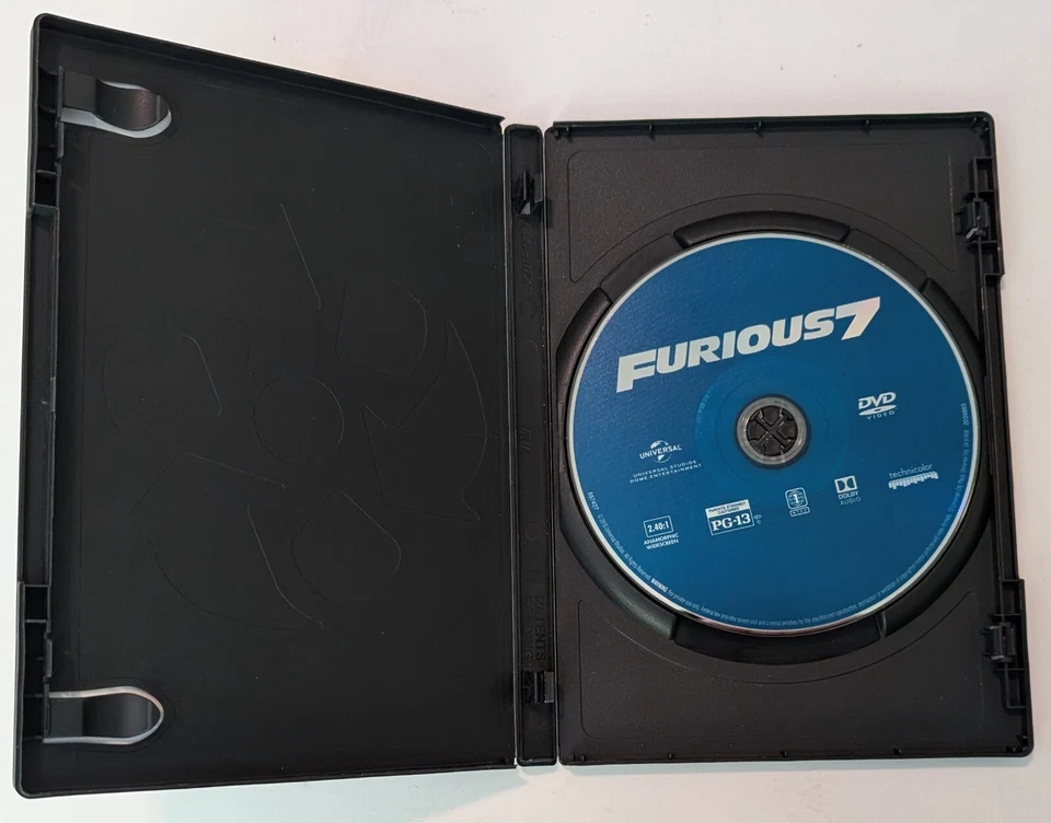 Furious 7 DVD (2015) - Region 1 - FR/EN/ES - VG+ (Tested) - Image 4 of 4