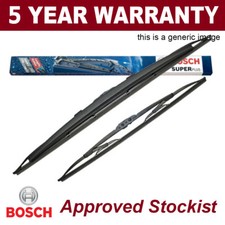 Bosch Super Plus U-Hook Front Wiper Blades Set 550/550mm 22/22" SP22/22S