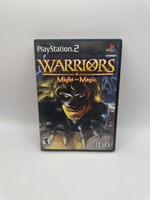 Warriors of Might and Magic Sony PlayStation 2, 2001 Complete W Manual Untested