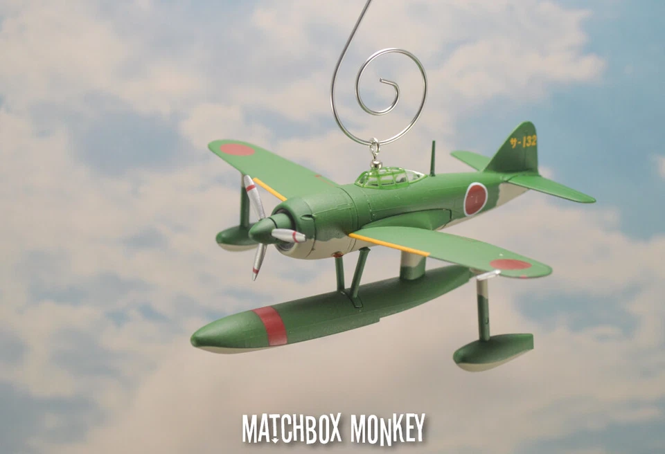 Imperial Japanese Navy Kawanishi N1K1 Kyofu Rex Custom Christmas Ornament IJN - Image 2 of 4