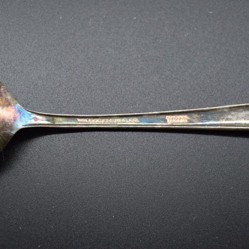 8 WM Rogers Talisman Oval Soup Place Spoons International Silverplate 7 3/8" - Picture 8 of 9