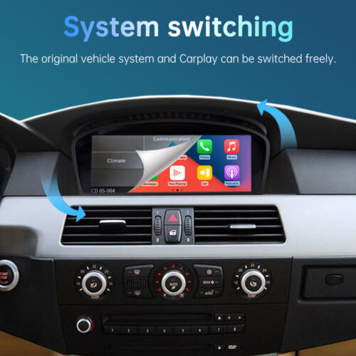 Wireless CarPlay Linux Auto Touchscreen Für BMW E90 E91 E92 E93 E60 E61 CCC - Bild 7 von 15