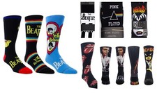 Rock n Roll, música, banda, calcetines icónicos! GnR, Stones, Beatles y más envío gratuito
