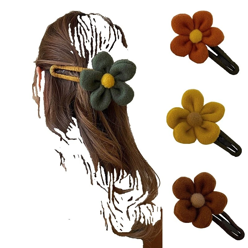 Mezcla de lana clips para el pelo del pelo para De mujer