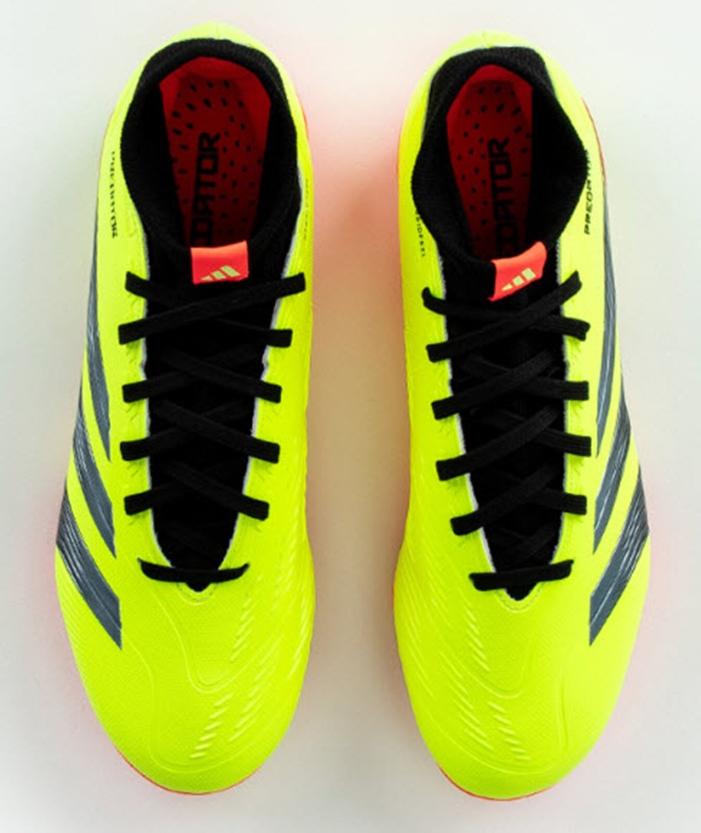 Adidas Men PREDATOR League Sock FG Cleats Yellow Football Soccer