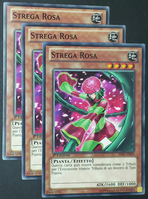 Set 3X PINK HEXE LVAL-IT093 Common auf Italienisch YUGIOH