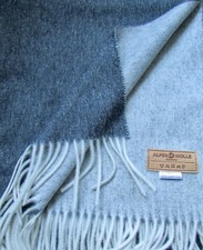 Kaschmir Plaid doppelseitig "Anthrazit" 135x185cm in einem Geschenk Karton 