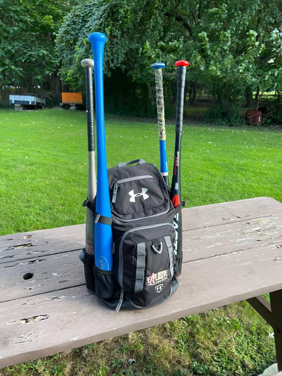 Under armour baseball top backpack bat bags