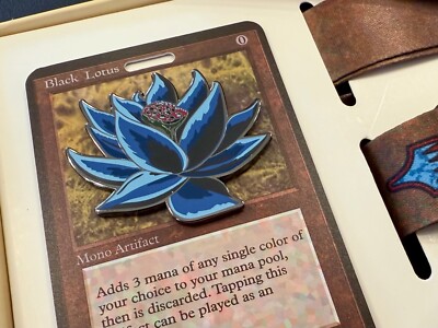 MTG PINFINITY ブラックロータス 30th Anniversary Collectors' Edition Black Lotus Pin + Lanyard