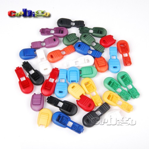Zipper Pull Cord Ends Cord Lock Stopper Backpack Garment Cord Rope Bag Parts - Picture 16 of 16