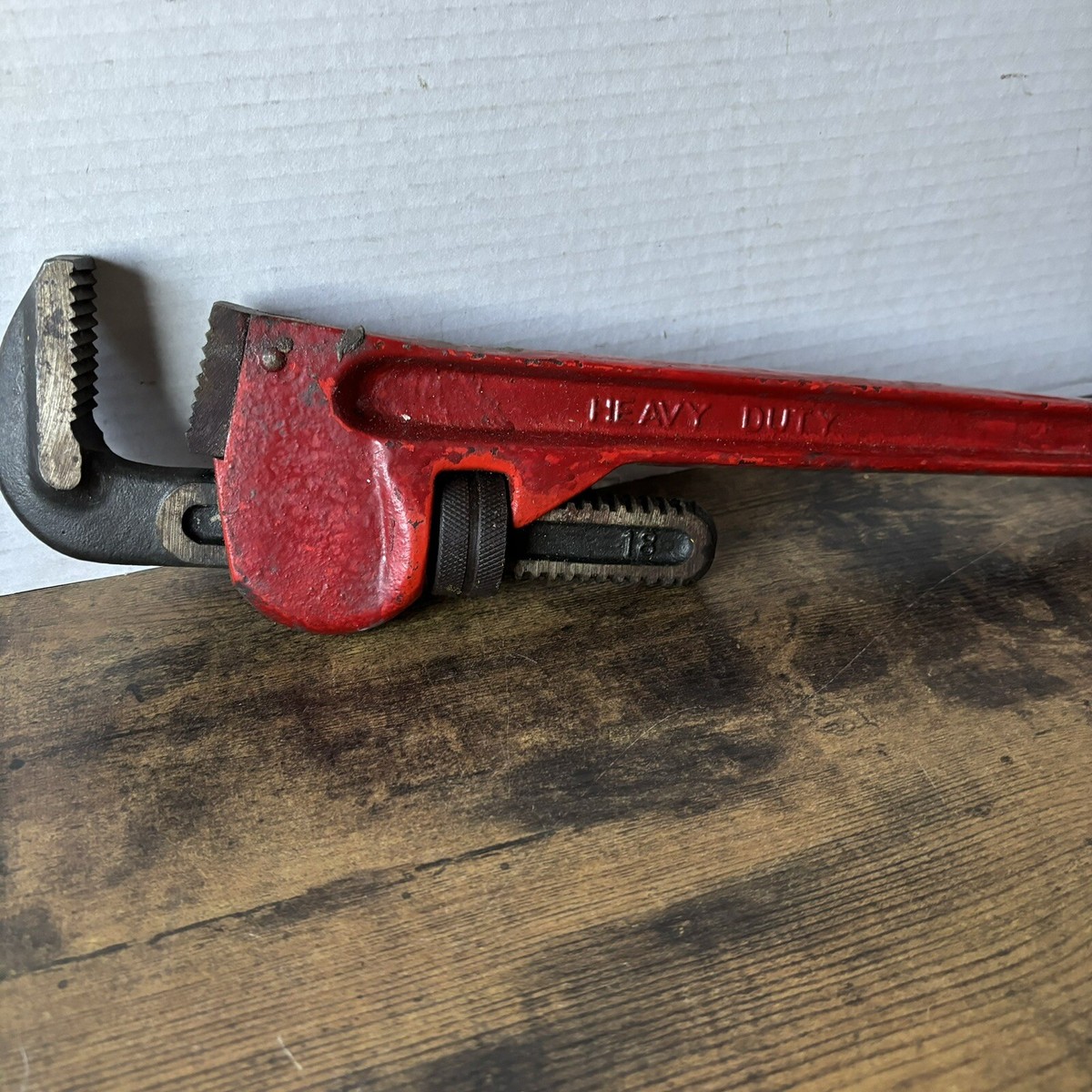 Vintage 18” Heavy Duty Pipe Monkey Wrench Drop Forged Taiwan | eBay