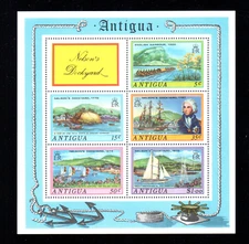 Antigua Scott 373a 1975 Issue Souvenir Sheet VF+++ MNH