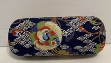 New Eyeglasses Hard Case For Glasses Women Optical Cases Floral Print-blue