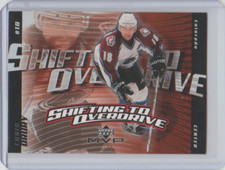 2002-03 Upper Deck MVP Shifting to Overdrive Insert #SO5 Chris Drury Avalanche