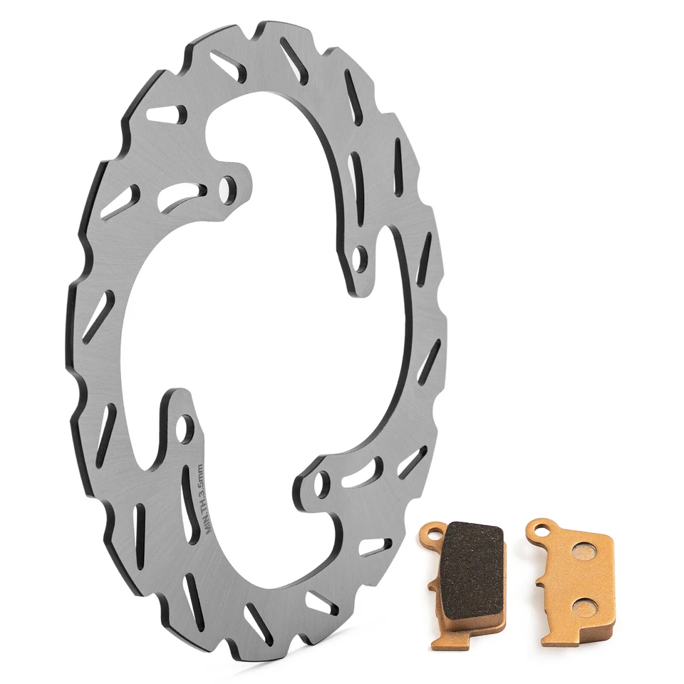 KX250 KX450 For Kawasaki Rear Brake Disc Rotor + Pads KX250 2020 KX450 2019-2024 Foto 2 de 4