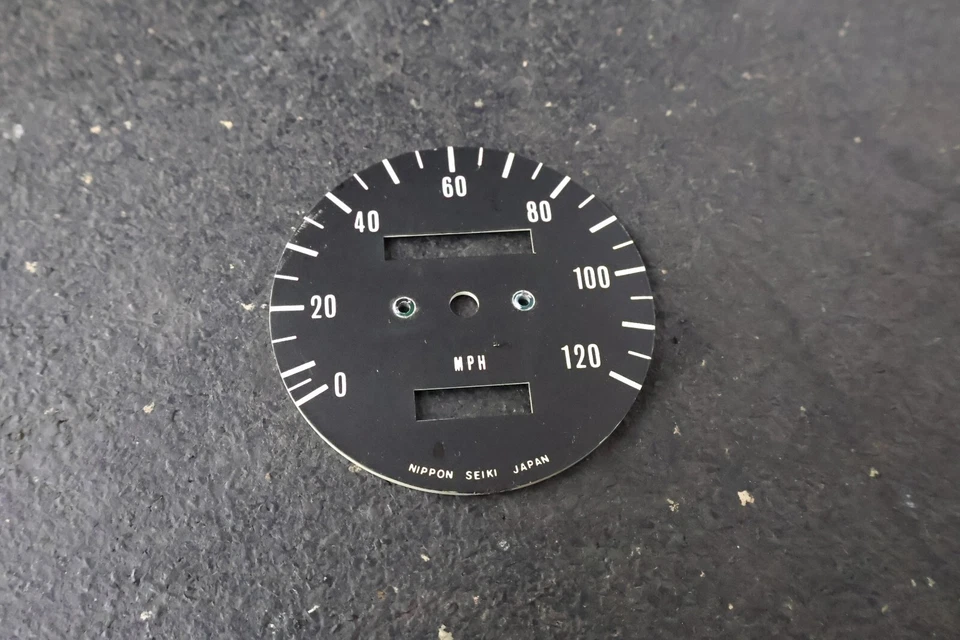 KAWASAKI 1974 - 1978 KZ400 KZ 400 VELOCÍMETRO MEDIDOR CARA MOLDURA CUBIERTA PLACA Foto 2 de 4