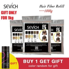 Sevich Keratin Hair Fibers Refill Pack 100g - 1kg Fiber Loss Growth Regain Hairs
