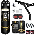 Punch Bag 5ft Heavy Filled Kickboxing Punching Training Gym MMA  Boxing Bags Set