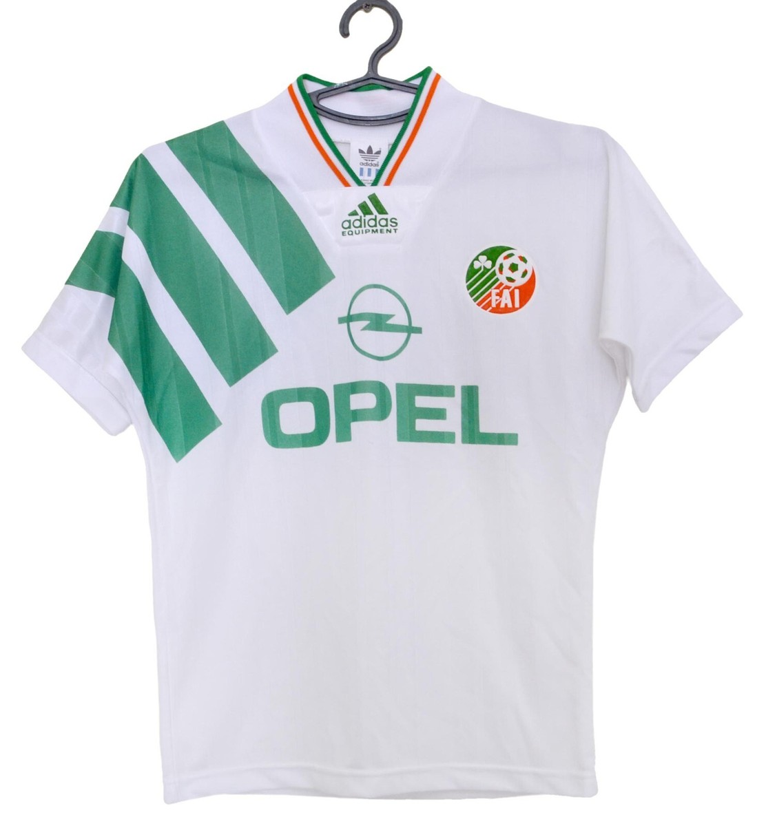IRELAND 1991/1993 AWAY FOOTBALL SHIRT ADIDAS L BOYS | eBay