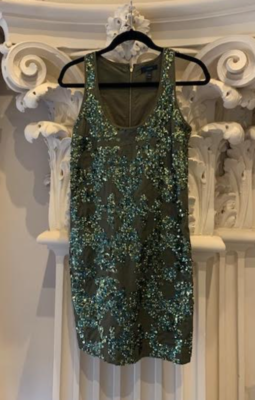 j crew green sequin dress J.Crew Holiday Outfits 2017